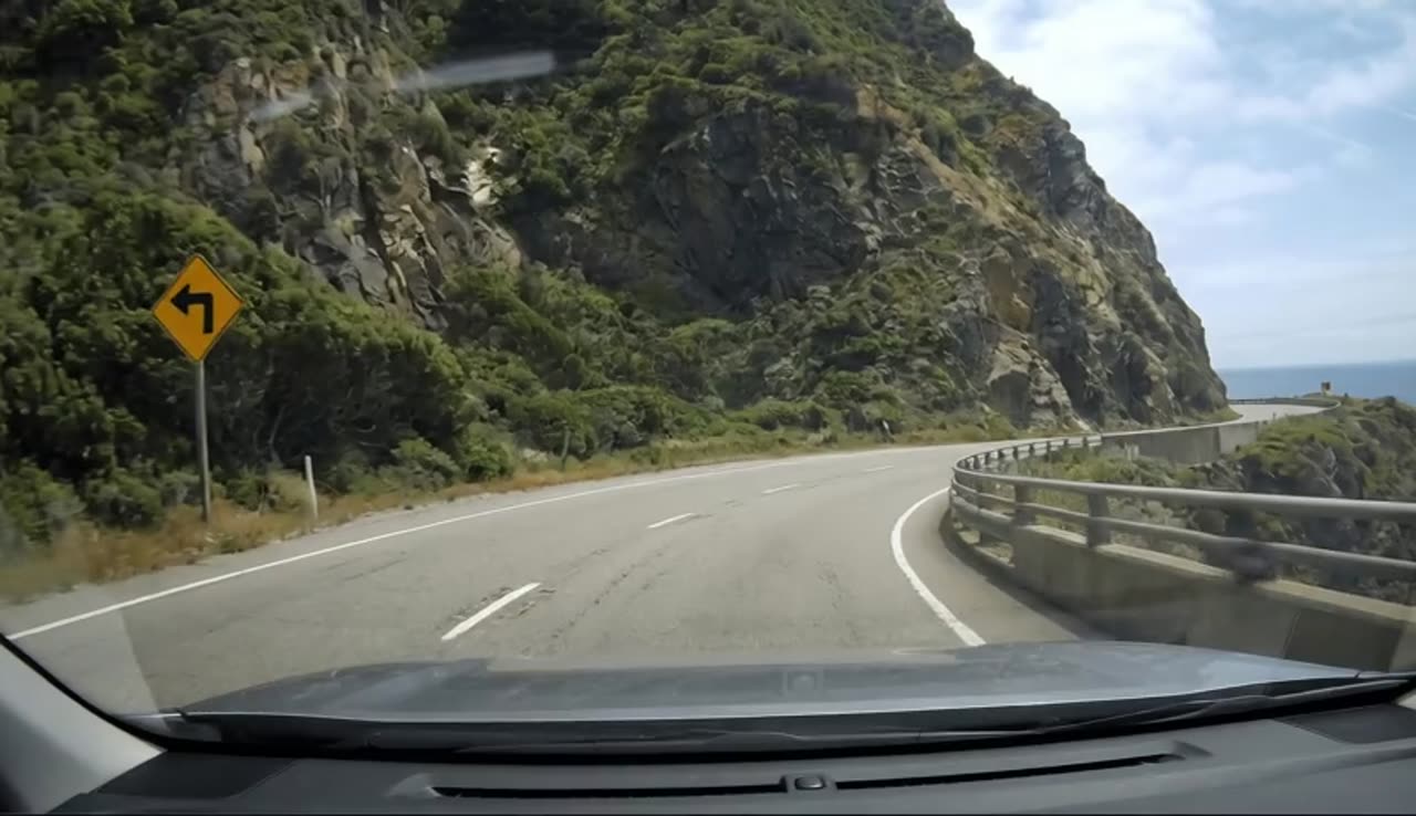 Coastal highway under action control